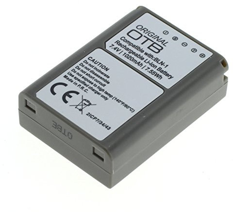 OTB Akku für Olympus BLN-1 Li-Ion Schwarz