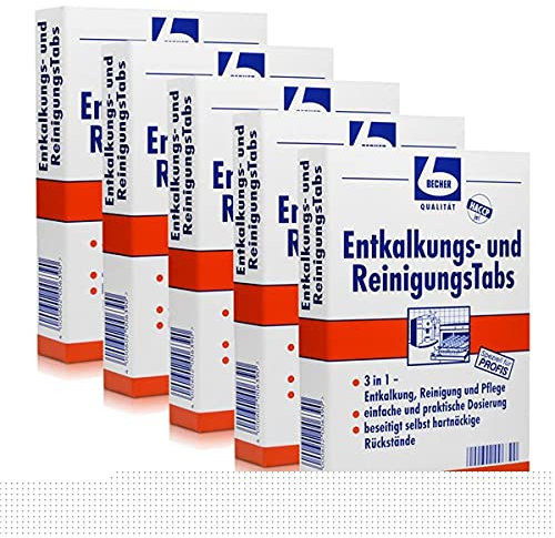 5x Dr. Becher Entkalkungs- und ReinigungsTabs - B00K5RCQBE | Packung (8 Stück)