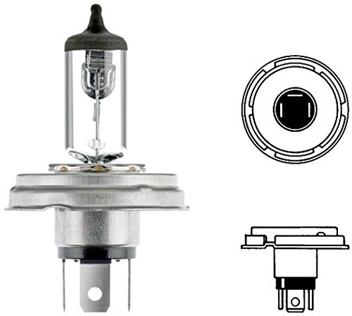 HELLA 8GD 002 088-141 Glühlampe - R2 (Bilux) - Standard - 12V - 45/40W - Sockelausführung: P45t - Schachtel - Menge: 1