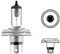 HELLA 8GD 002 088-141 Glühlampe - R2 (Bilux) - Standard - 12V - 45/40W - Sockelausführung: P45t - Schachtel - Menge: 1