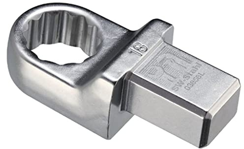 SW-Stahl 03858L Einsteck-Ringschlüssel 18 mm - Einsteckvierkant 14x18 mm