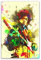 Kunstbruder Jimi Hendrix Guitar Color (div. Größen) - Kunst Druck auf Leinwand 60x90cm