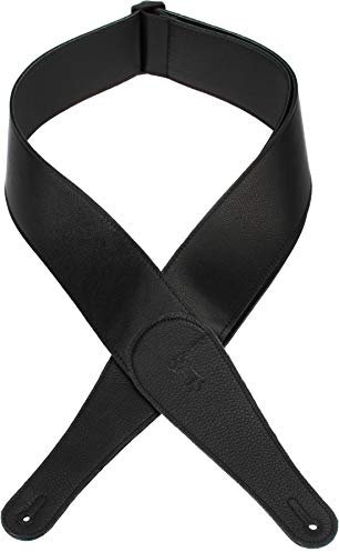 Levy's M7GG3-BLK Gitarrengurte Garment Leather Top and Back 3 - Black