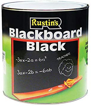 Rustins Quick Dry Blackboard Black 250 ml