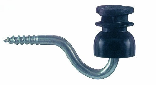 Schlitz Isolator für Weidezaun, Typ S 161 - 25er Beutel / schwarz