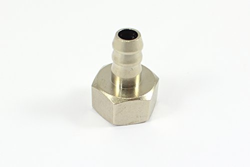 10 mm Flexible de douche Barb 1/5,1 cm femelle Push Fit connecteur Pièces en Acier Inoxydable