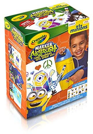 CRAYOLA 04-8737.0030 - Ich Einfach Unverbesserlich/Minions Airbrush, 41-teiliges Set