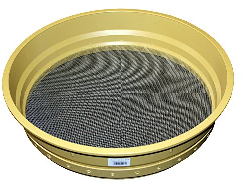Sandsieb 1,85 mm/Ø 500 mm, Drahtgewebe, verzinkt