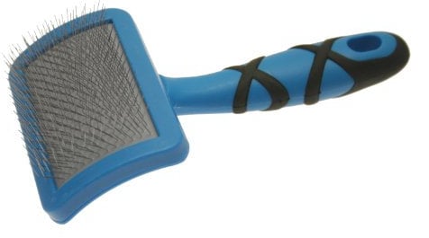 Groom Professional Curved Soft Slicker Dog Brush - Dog Grooming Brush - Dematting Brush for Dogs - Soft Graded Slicker Brush - Great for Soft Coats - Perfect for Everyday Grooming - Small