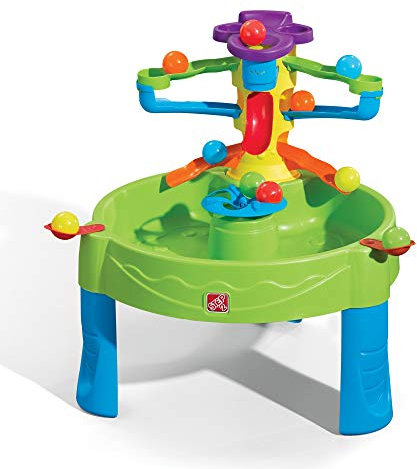 Step2 Busy Ball Wasserspieltisch mit Bällen | Wassertisch mit 13-teiligem Zubehörset | Garten Wasser Spieltisch für Kinder oder Indoor Bälle Tisch.