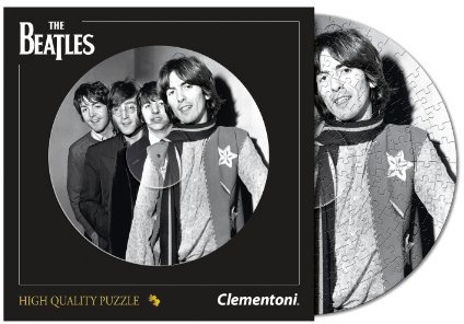 Clementoni 21401.3 - Beatles Puzzle LP-Kollektion rund - Helter Skelter, 212 Teile