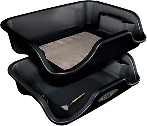 Harvest More Trim Bin tragbarer 2-teiliger Arbeitsplatzbehälter mit 150 Mikron Edelstahl-Sieb, Zierleiste und statischer Bürste, austauschbarer Bildschirm