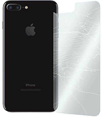 PhoneNatic 2er-Pack Glas-Folie Rückseite klar kompatibel mit Apple iPhone 7 Plus / 8 Plus - Schutzglas für iPhone 7 Plus / 8 Plus