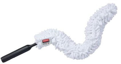 Rubbermaid Commercial Products Commercial Products FGQ85200WH00 Manche Flexible de Plumeau Quick Connect Hygen avec Microfibres Hautes Performances, Blanc