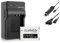 Akku + Ladegerät (KFZ, Netz) NP-BY1 NPBY1 für Sony HD Action Cam Mini AZ1 mit Wi-Fi/HDR-AZ1 (KIT), AZ1VR