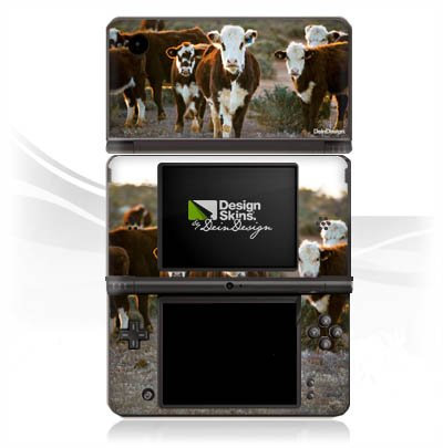 DeinDesign Skin kompatibel mit Nintendo DSi XL Folie Sticker Kuh Kalb Landwirtschaft