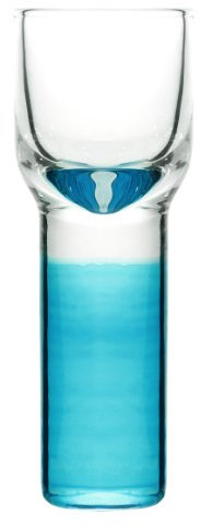 Sagaform Club Schnapps Glasses, Blue/Green, Set of 4