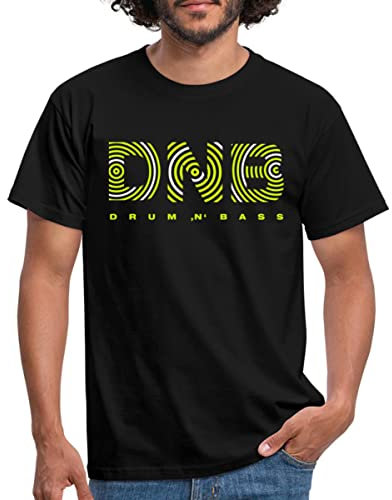 Spreadshirt Drum and Bass DNB Männer T-Shirt, M, Schwarz
