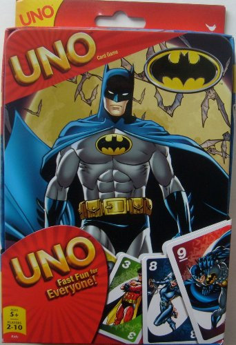 Mattel Uno Kartenspiel Bat Man in Dose