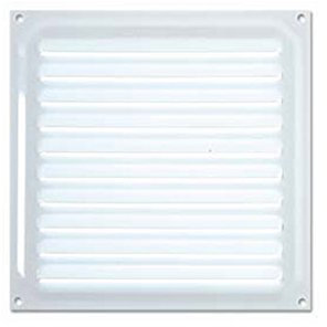 Brinox B 7022 5D - Rejilla Aluminio 7022 Lacado Blanco 15X15-0,8