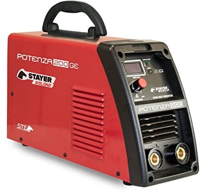 Equipo de soldadura Inverter Profesional MMA Electrodo POTENZA 200 K (incluye maletín)