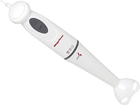 MAGEFESA 02BA4160000 02BA4160000-Batidora de Mano Modelo UNIRE MGF4160, 400 W, Aluminio, Acero Inoxidable, Color Blanco