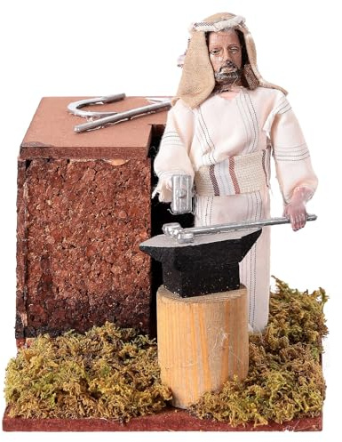 Holyart Arabischer Schmied 12cm bewegliche Krippenfigur