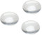 Dophee 50Pcs Crystal Clear Runde Cabochons Flache Rückseite Glaskuppel für DIY Schmuckherstellung 16mm