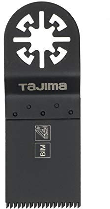 Tajima Sägezubehör (Sägeblatt für Multitool für Holz, Kunststoff 34 mm Japanverzahnung Bi-Metall), MBMJ34