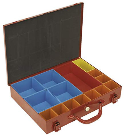 Sealey Apmc15 Metal Case With 15 Storage Bins