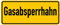 Schild Alu Gasabsperrhahn 100x240mm