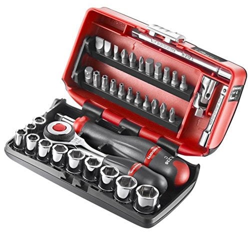 Facom R.360NANO-U1 - Jeu de Douilles 1/4 Nano en Pouces - 6 Pans