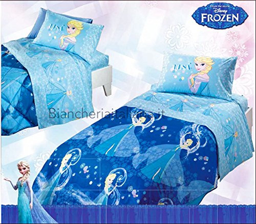'Caleffi – Disney Frozen' Elsa 'Steppdecke für Einzelbett – Microfaser