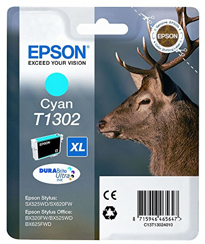 Epson C13T13024010 - T1302 - Print cartridge - 1 x cyan