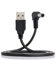 CableCC - Câble de Charge USB 2.0 Type A mâle vers connecteur cylindrique à Angle Droit de 90 degrés, 5,5 x 2,5 mm, CC 5 V, 80 cm