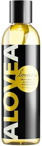 LOOVARA Massageöl ALOVEA 150 ml mit Aloe Vera und Panthenol für genussvolle Massagen - Premium Erotik Massage Öl