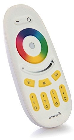 lighteu, Miboxer RGBW RGB + W 2,4 GHz 4-Zone Fernbedienung FUT096