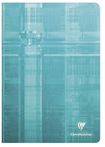 Clairefontaine 3601C - Heft 11x17 cm, 48 Blatt 90g, französische Lineatur, farbig sortiert, 1 Stück