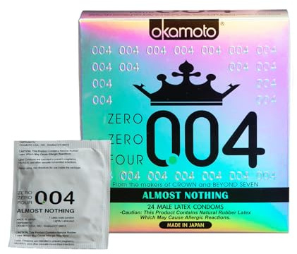 OKAMOTO 004 Condoms, 24 count