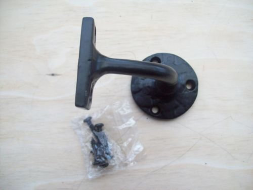 Ironmongery World® Schwarz Antik Schmiedeeisen schwere Handlauf Halterung