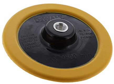 DEWALT N092491 Backing Pad | Hook & Loop Surface | Even Buffing Support | Durable Construction | Smooth Operation | Quick Installation