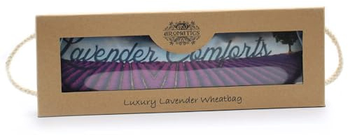 Luxury Lavender Wheatbag In Gift Box - Microwavable Warmer Heat Cushion