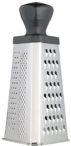 KitchenCraft Stainless Steel Triangular Box Grater, 20 cm (8), Silver