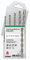 KEIL 166 260 410 Schlagbohrersortiment Universalbohrer KEILBIT, 5-teilig, Ø 4,0+5,0+6,0+8,0+10,0 mm, in MultiPack