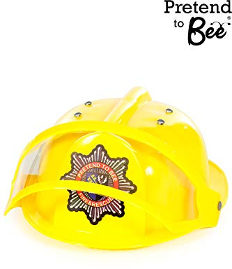 PRETEND TO BEE Fireman/Firefighter Uniform - Accessories & Helmet Available, Emergency Services Fire and Rescue Officer Dress Up Costume for Kids, Available in for Ages 2-7