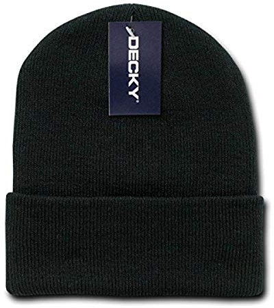 Decky Acryl Knit Beanie schwarz schwarz Nicht zutreffend