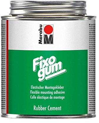 Marabu 29010051000 - Fixogum 500 g, elastischer Klebstoff für grafischen Bereich und Hobby, wieder ablösbar, säurefrei, für Papier, Kunststofffolie und andere biegsame Materialien