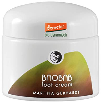 Martina Gebhardt BAOBAB Foot Cream (50ml) • Fußcreme für weiche & geschmeidige Haut • Fußpflege Creme mit Sheabutter • Fußbalsam für trockene & rissige Füße