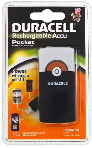 Duracell Rechargeable Accu Pocket USB Charger