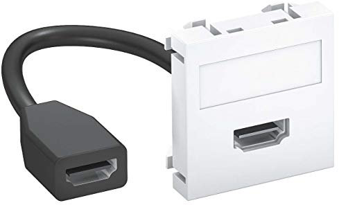 obo-bettermann Systeme Mechanismen – HDMI Multimedia Steckdose mtg-hd F weiß